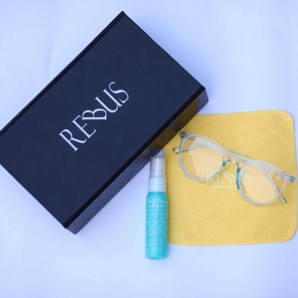 REBUS NATURAL TRANSCULENT GLASSES